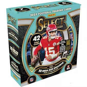 2025 Panini Select Football Mega Box (Pink Prizm Shock Parallels!)