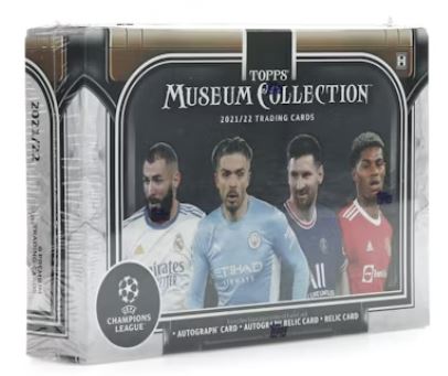 2021-22 TOPPS UEFA CHAMPIONS LEAGUE MUSEUM COLLECTION SOCCER HOBBY BOX